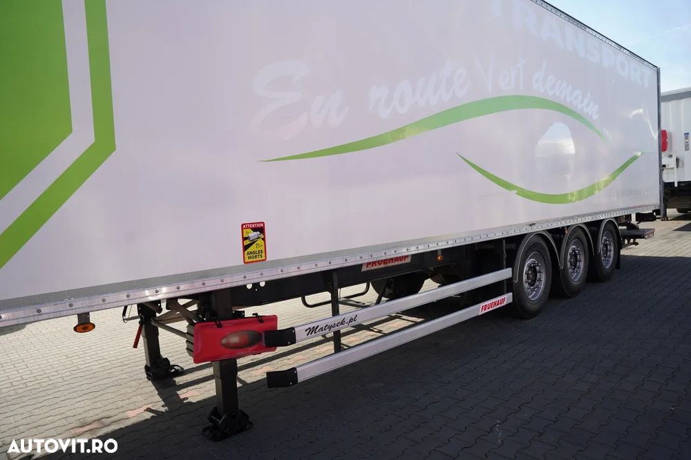 Fruehauf ONTAINER / DHOLLANDIA LIFT / 2x AXE RIDICATIVE / PODEA RESISTENTĂ / SAF / OBLOANĂ RULANTĂ - 10