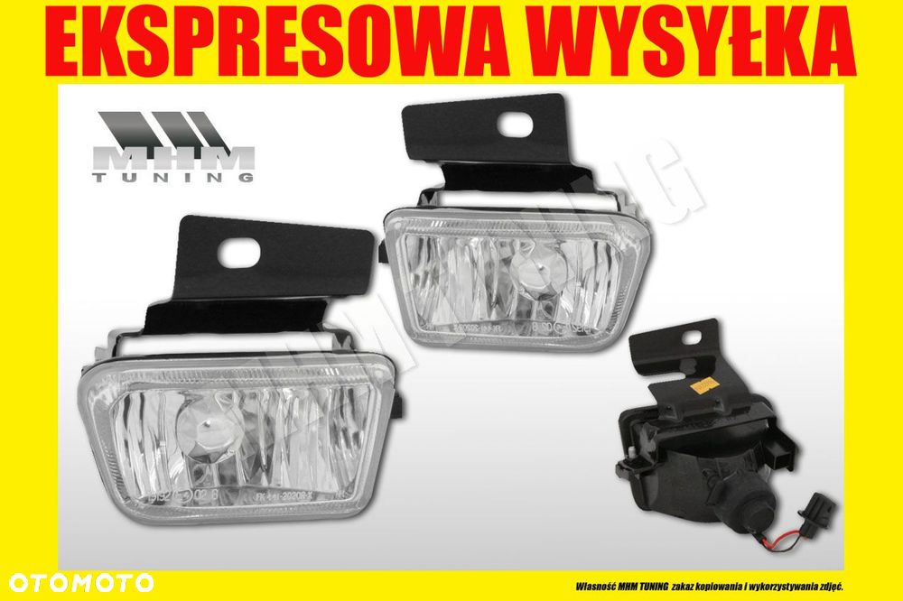 HALOGEN LAMPA PMG MOCOWANIE W ZDERZAK KPL TUNING CLEAR VW GOLF II 2 JETTA - 2