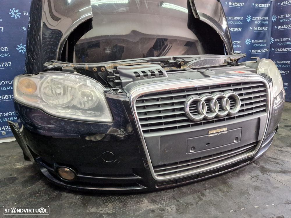 Frente completa usada AUDI A4 B7 2.0 TDI capot parachoques guardalamas oticas radiadores - 4