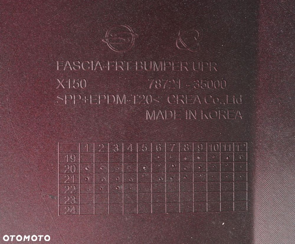 SSANGYONG TIVOLI 2019 - zderzak spoiler przód ORYGINAŁ OE - 8