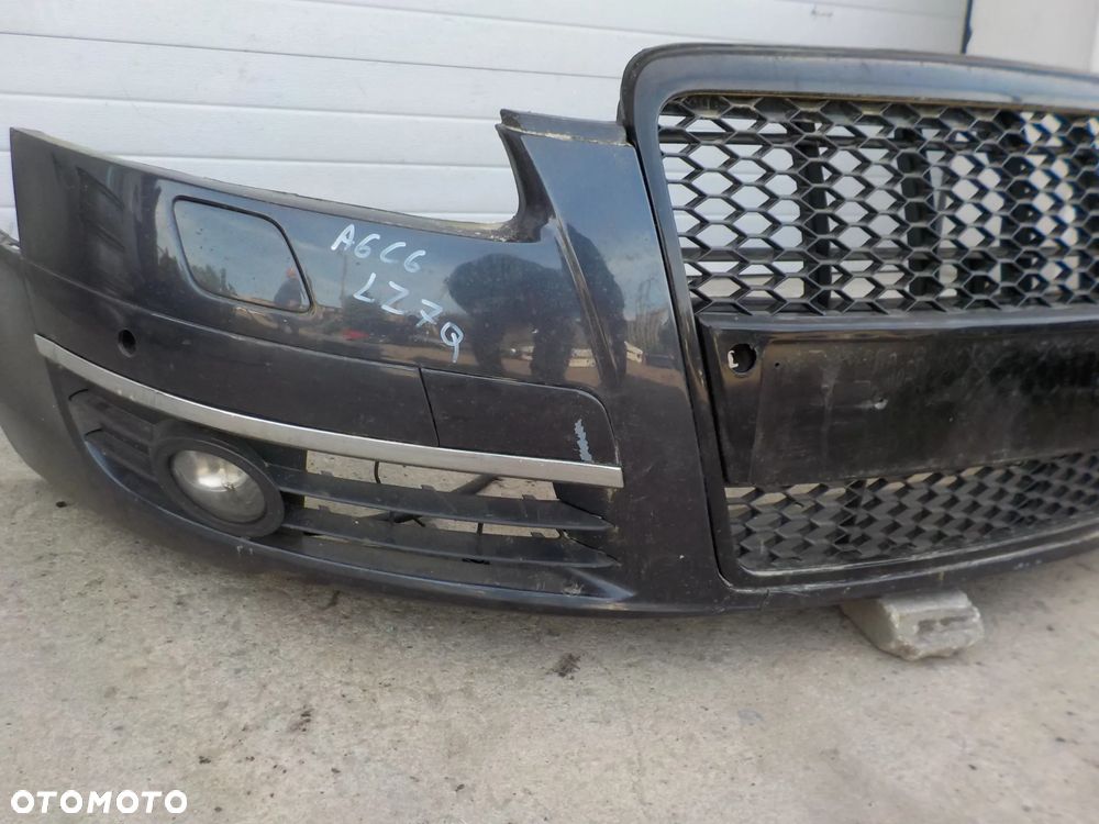 AUDI A6 C6 ZDERZAK PRZÓD SPRYSKI POD PDC LZ7Q - 4