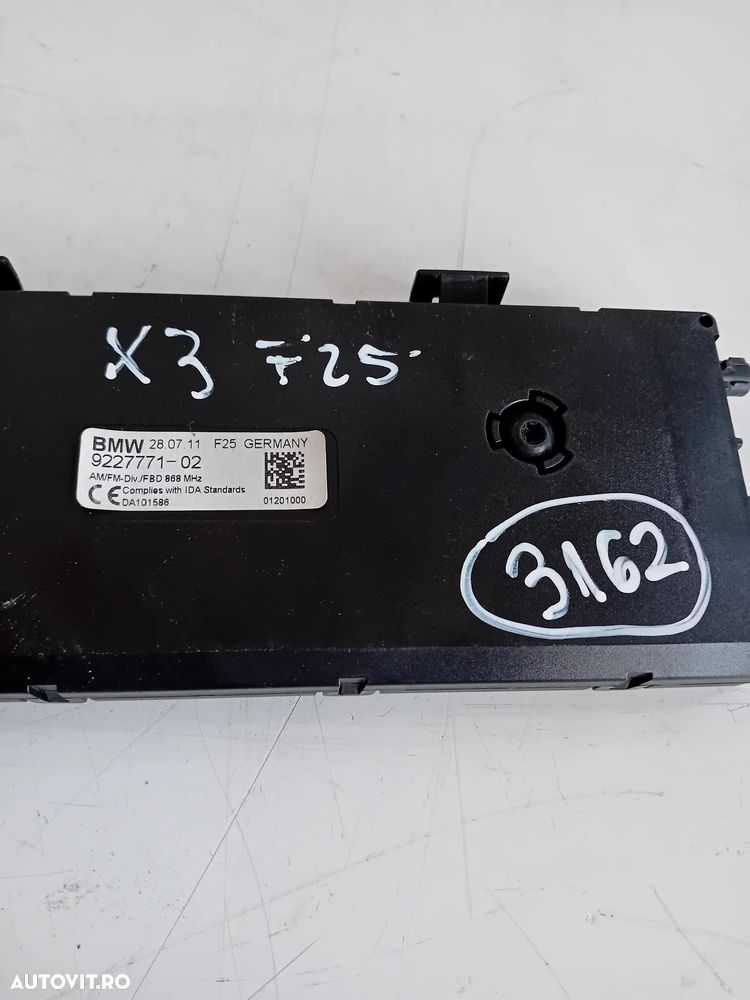 Amplificator Antena Bmw X3 F25 X4 F26 Cod 9227771 Motor N47 N57 B47 B57 B38 B48 N16B16A - 4