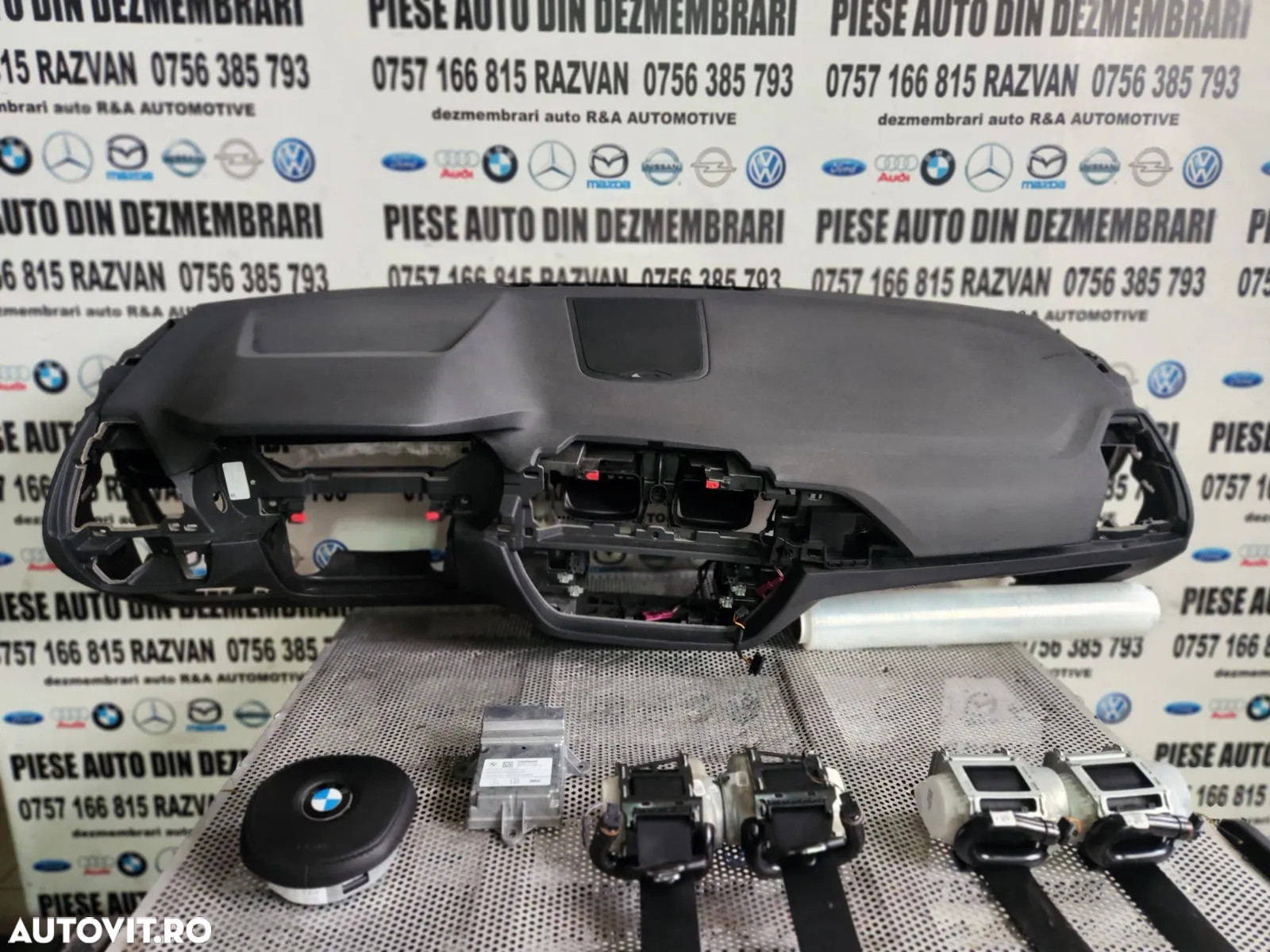 Plansa Bord Kit Airbag Bmw X3 X4 G01 G02 Volan Stanga An 2017-2018-2019-2020-2021-2022-2023 Dezmemb - 4