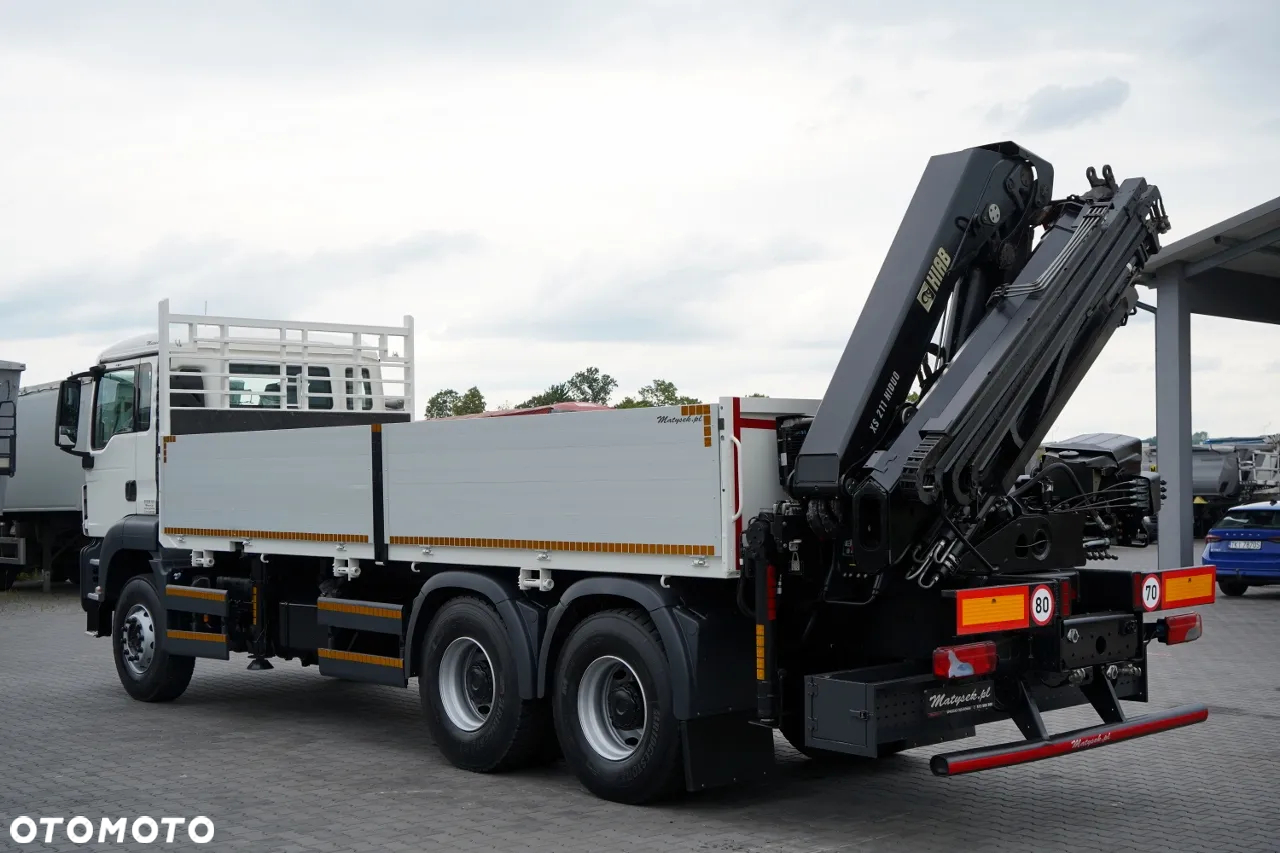 MAN TGS 26.360 / 6X4 / SKRZYNIOWY 6.5 M + HDS HIAB  211 EP-5 / MAX UDŹWIG: 6 900  KG / STEROWANIE RADIOWE / ROTATOR / MANUAL / EURO 6 - 9