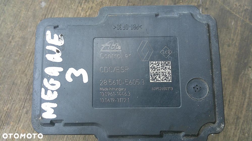 RENAULT MEGANE 3 III STEROWNIK ABS POMPA 476602642R 28.5610-56053 - 4