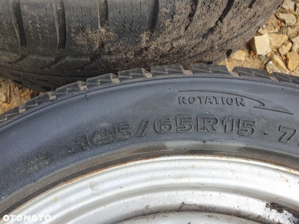 SMART FORTWO 4X KOŁA FELGI 15" 3x112 OPONY ZIMOWE HANKOOK KOMPLET KÓŁ 175/55 145/65 - 7