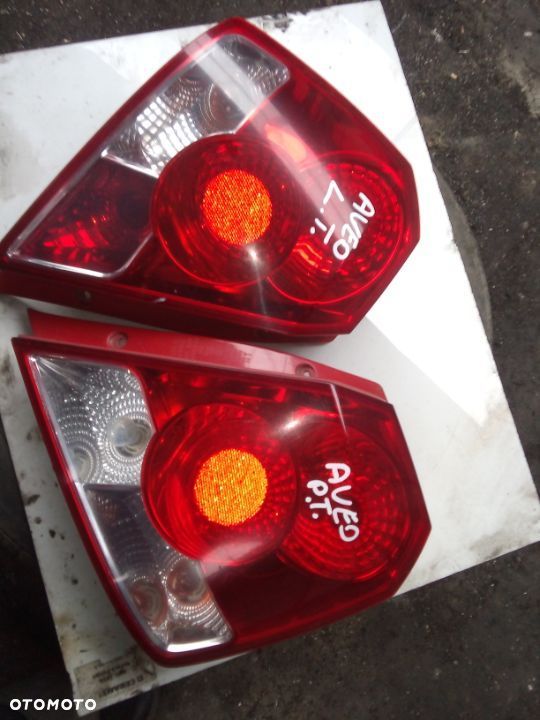 CHEVROLET AVEO lampa tył lewa prawa - 1