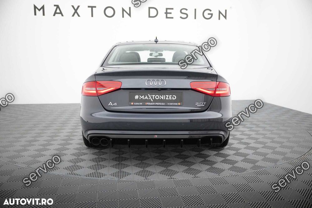 Difuzor bara spate Audi A4 B8.5 Facelift 2011-2015 v21 Maxton Design - 4