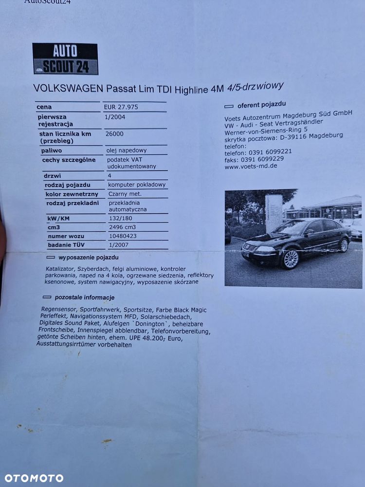 Volkswagen Passat 2.5 TDI 4Mot Highline Tiptr - 11