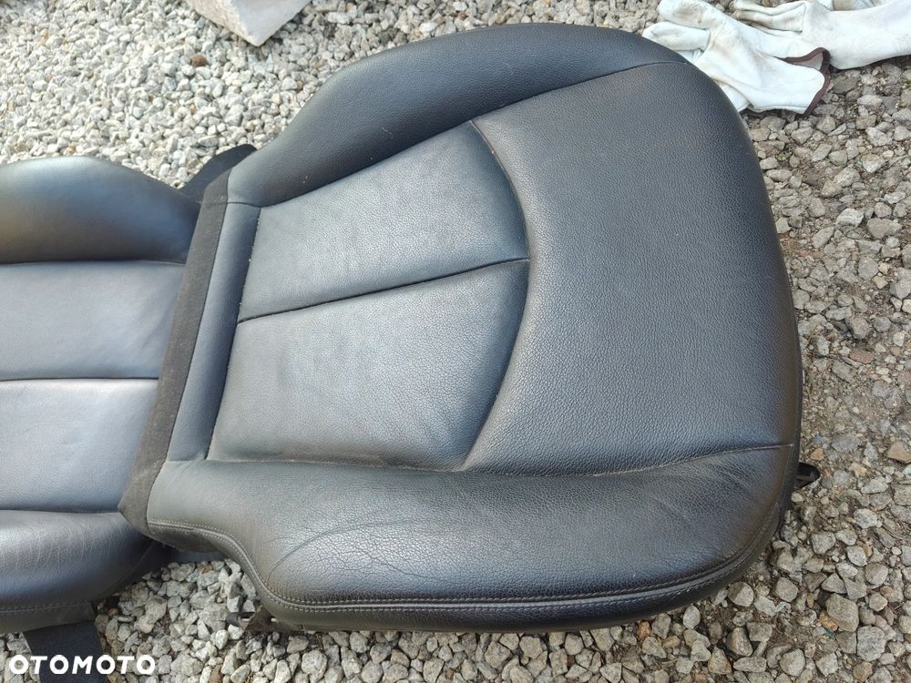 MERCEDES W211 Lift FOTEL Prawy Czarny Pełna Skóra - 10