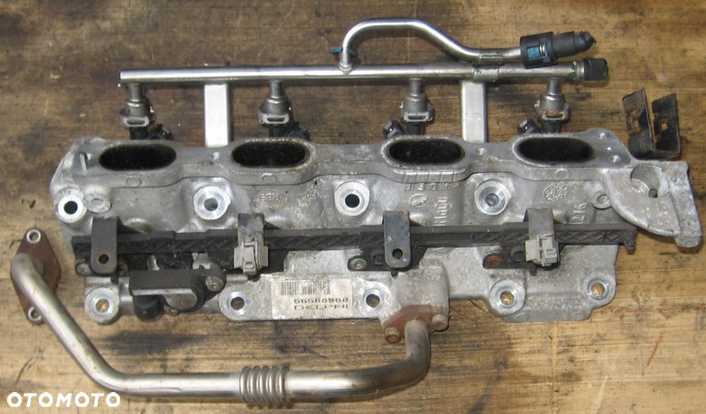 kolektor ssący klapy wirowe OPEL ASTRA II 1.6 16V Z16XEP 55568968 - 1