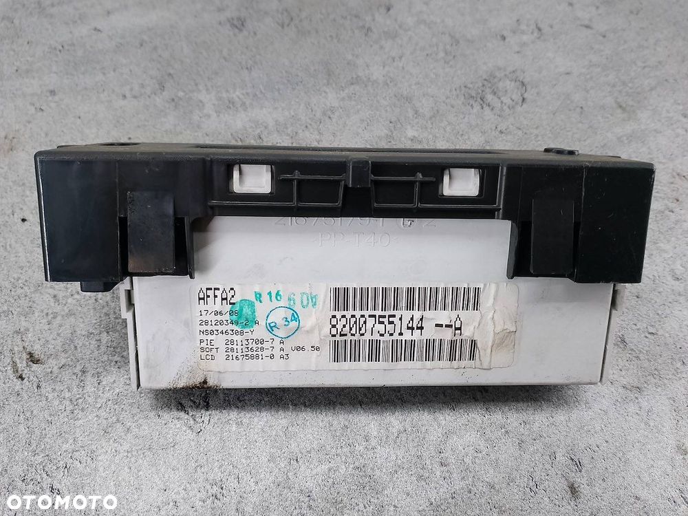 WYŚWIETLACZ RADIA RENAULT CLIO III 8200755144-A - 3