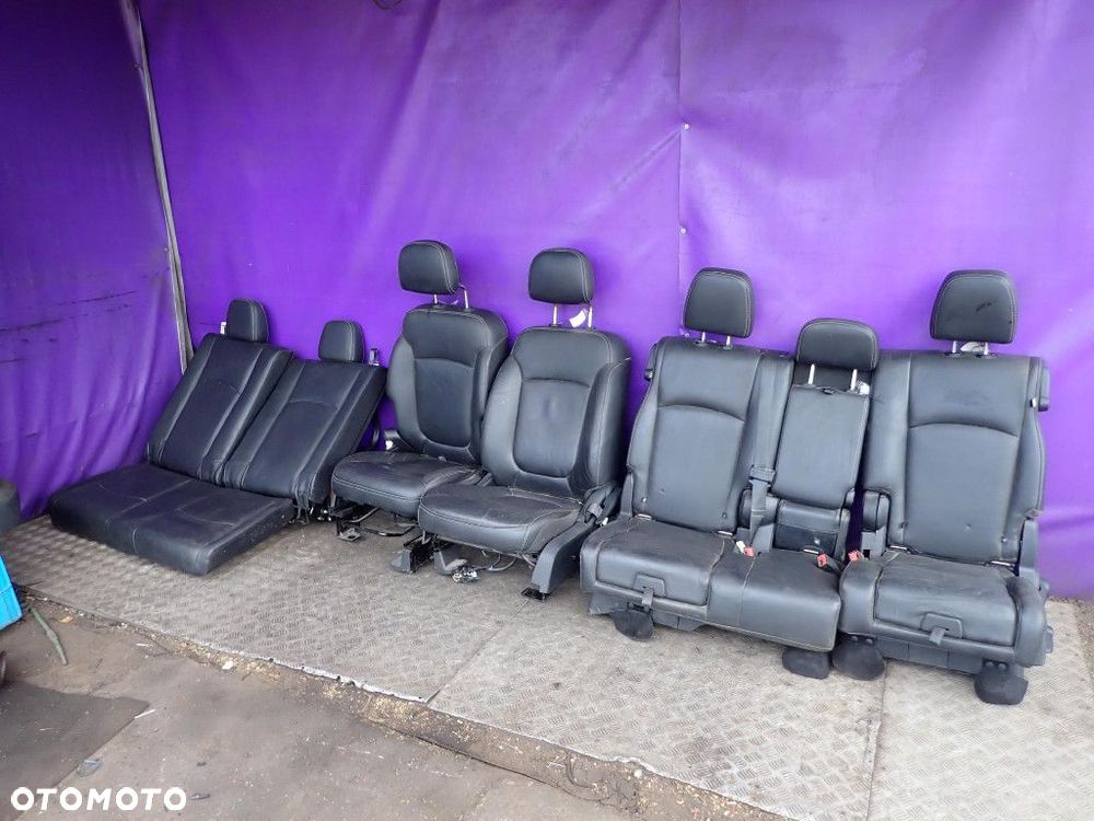 FIAT FREEMONT FOTELE KOMPLET PRZÓD LEWY PRAWY TYŁ 2 3 RZĄD 7 OSÓB SKÓRA EU - 2