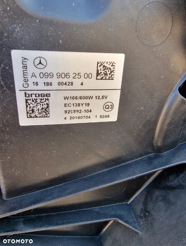 KOMPLET CHŁODNIC MERCEDES ML W166 GLE W292 GL 166 - 7