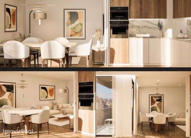 Apartamento T2 de luxo com terraço em S. João da Madeira - Grande imagem: 3/6