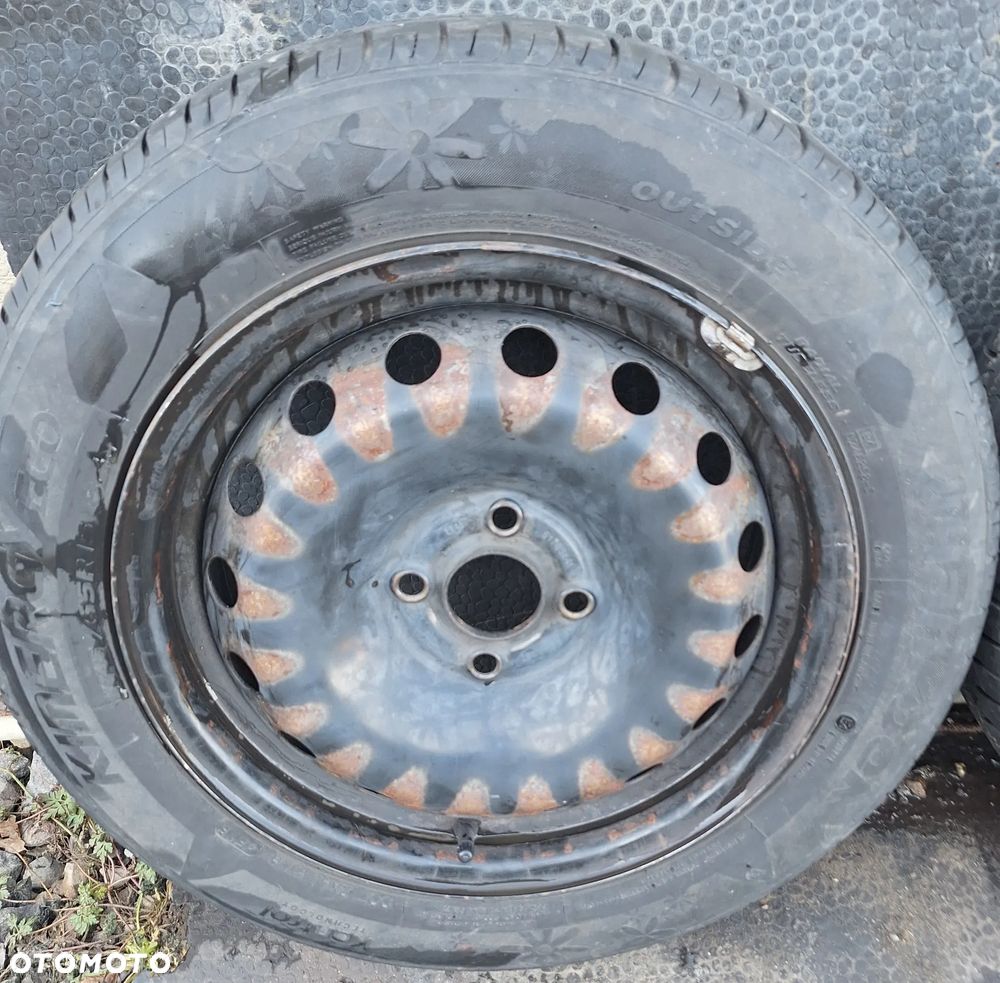 FELGI STALOWE 15 CALI ,OPONY 175/65R15- FIAT GRANDE PUNTO-4x98 /ET 43 - 2