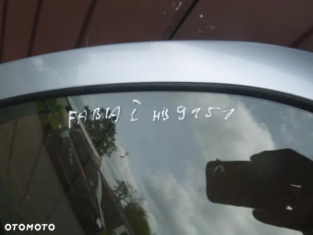 DRZWI PRAWY TYŁ PRAWE TYLNE SKODA FABIA I HB KOMPLETNE KOLOR 9151 - 8