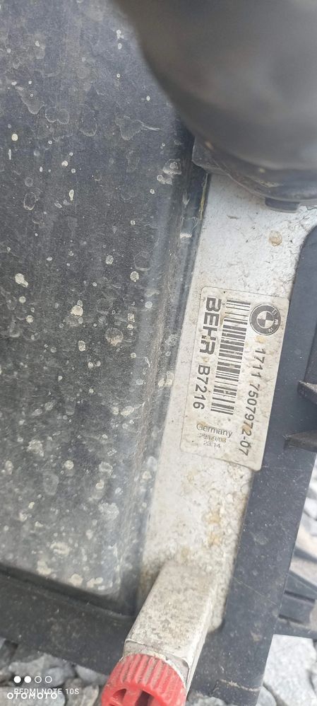 BMW E60 4.4 545 KOMPLET CHŁODNIC Wentylator WODA Wody Klimatyzacji - 10
