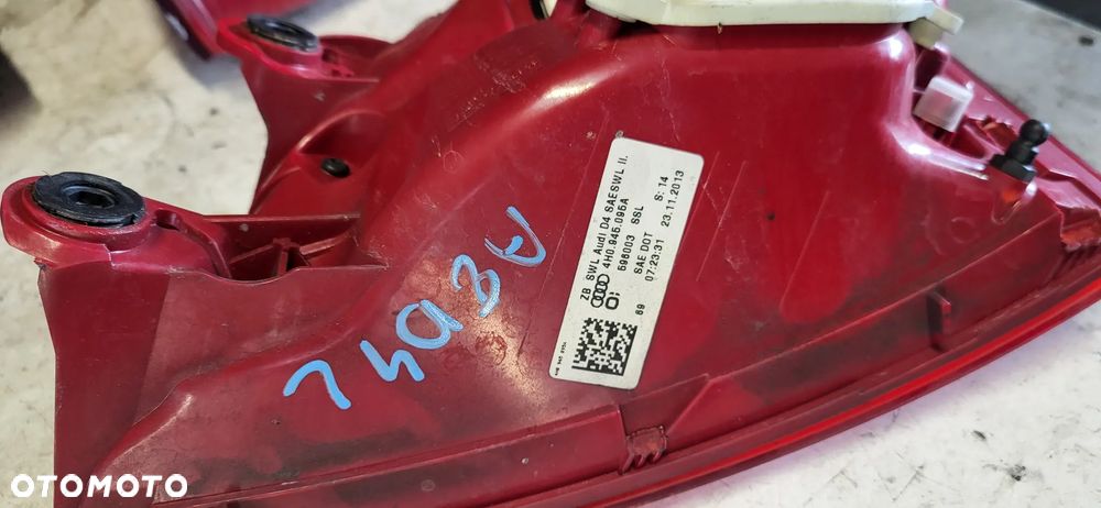 AUDI A8 D4 14r LONG LAMPA LEWA TYLNA TYŁ 4H0945095A - 4