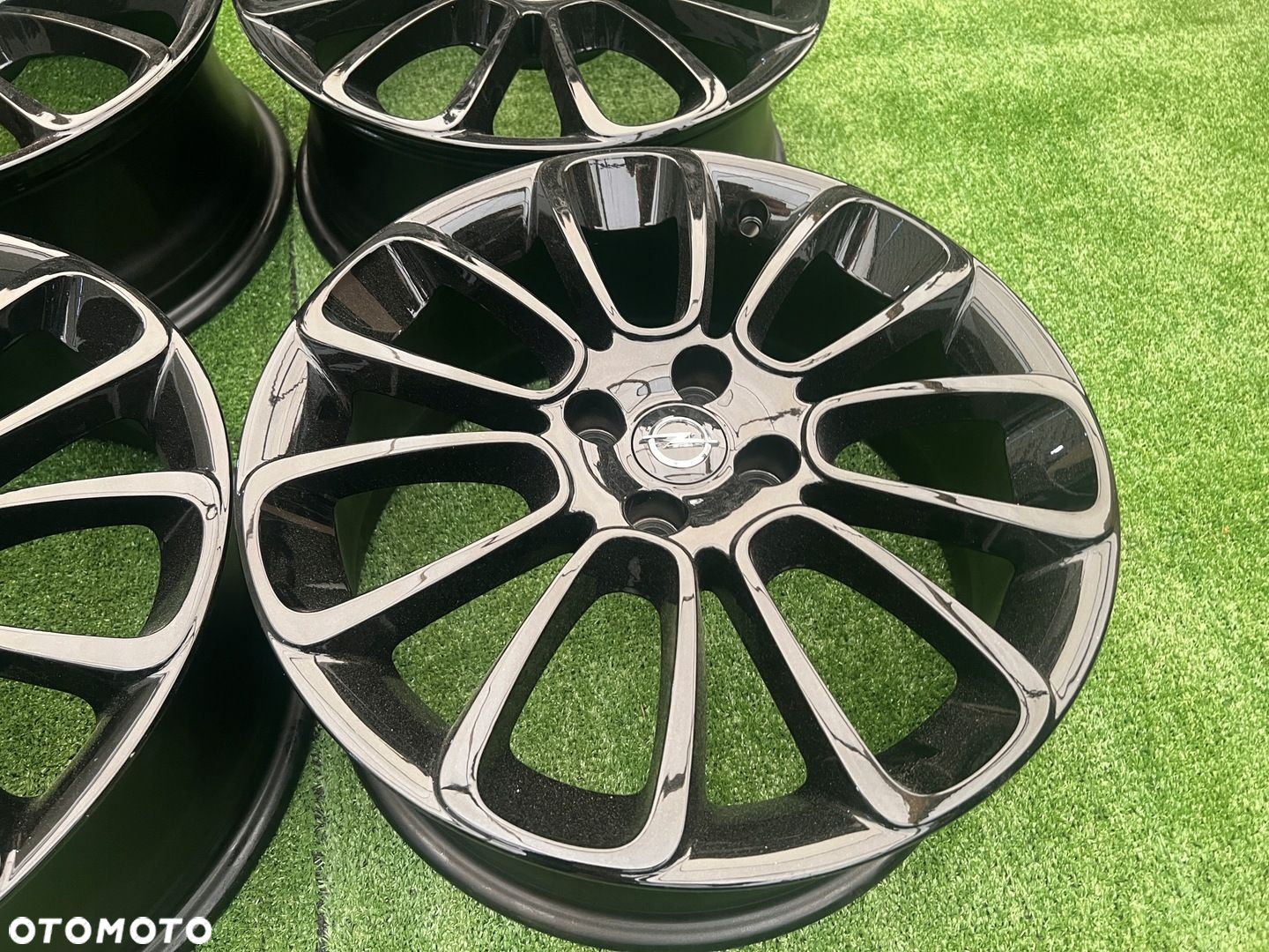 KOMPLET FELG FELGI ALU OPEL CORSA ADAM 17 4X100 ET44 ORYGINALNE IDEALNE - 5