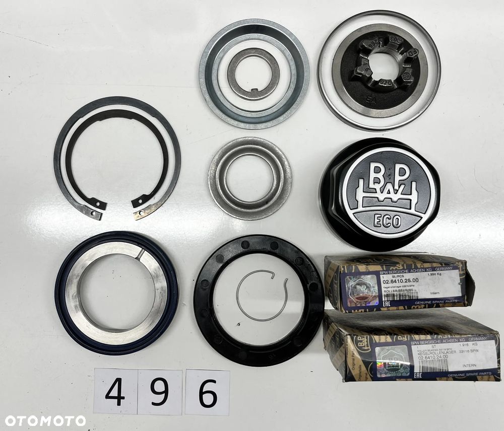 Zestaw naprawczy piasty, komplet łożysk koła BPW 09.801.02.33.0 - 8