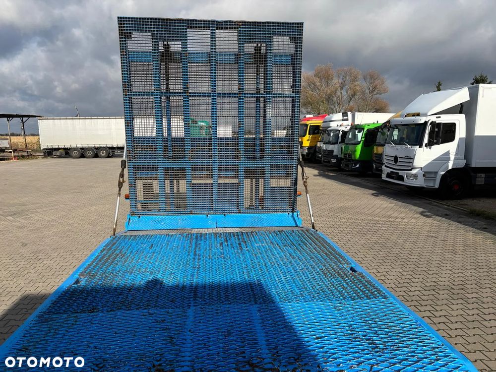 Langendorf SATBUE 20 , 2 osie skrętne , naczepa do przewozu wózków widłowych, maszyn rolniczych, maszyn budowlanych , ciągników rolniczych , ciągników siodłowych , pomoc drogowa , wciągarka, własna hydraulika, skoładany hydraulicznei pomost , - 9