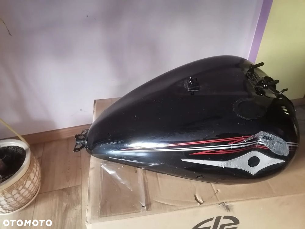 EU Zbiornik Bak Kawasaki VN 900 Vulcan Silvertail CZARNY LUB POMARAŃCZOWY - 2