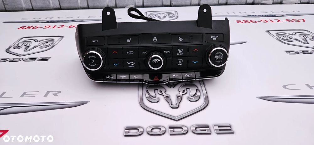 Dodge Durango III LIFT 2021-2025 Panel sterowania klimatyzacją Panel klimy AC Sterowanie nawiewem Grzane fotele kierownica P68465668AC - 3