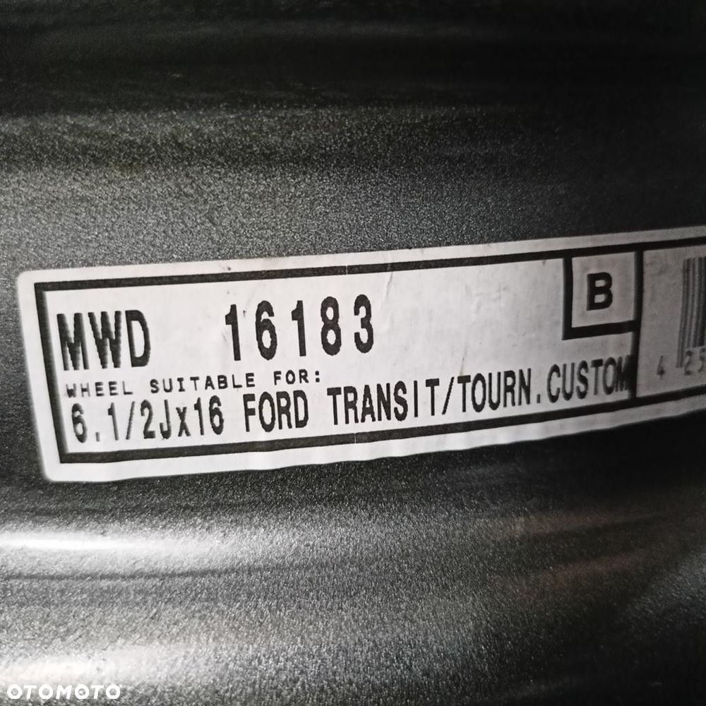 Felgi 5x160 16 Ford Tourneo Transit Custom 4szt (F6802) - 8