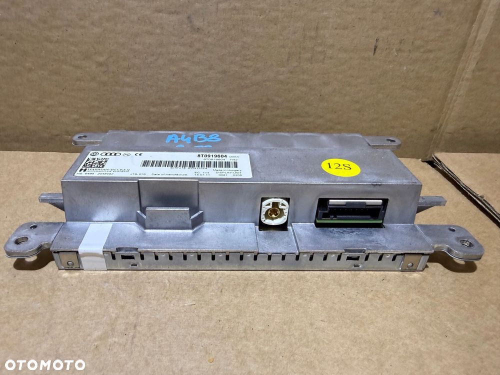 audi a4 b8 a5 8t q5 8r wyświetlacz ekran lcd 8t0919604 - 4