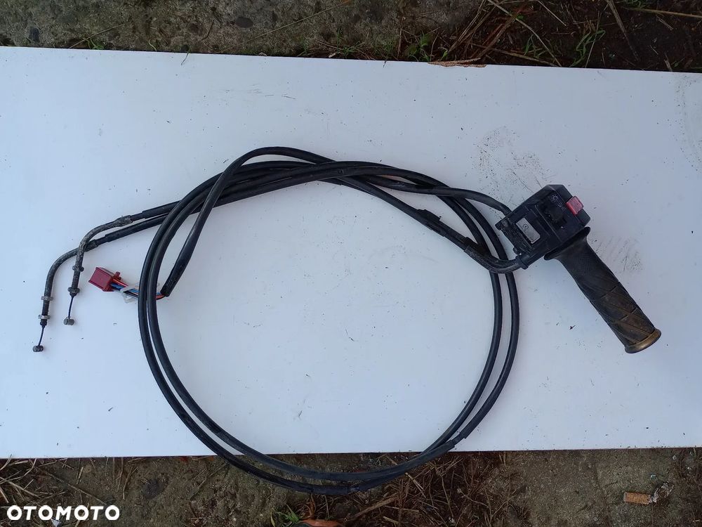 Manetka, linka gazu, linka hamulca, ręczny, lusterka, przełącznik Yamaha Majesty YP 250 1998r. - 13