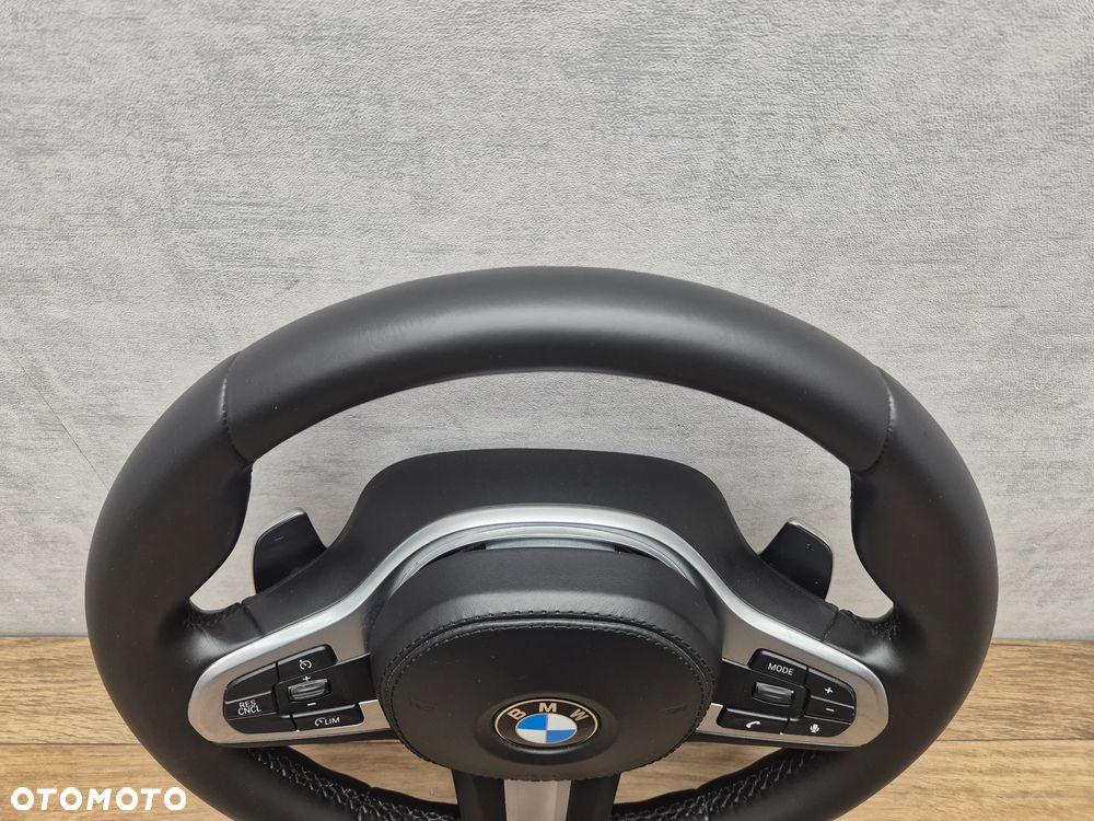 BMW G30 G31 G11 G05 G06 G07 KIEROWNICA M-PAKIET SKÓRA ŁOPATKI TEMPOMAT - 2