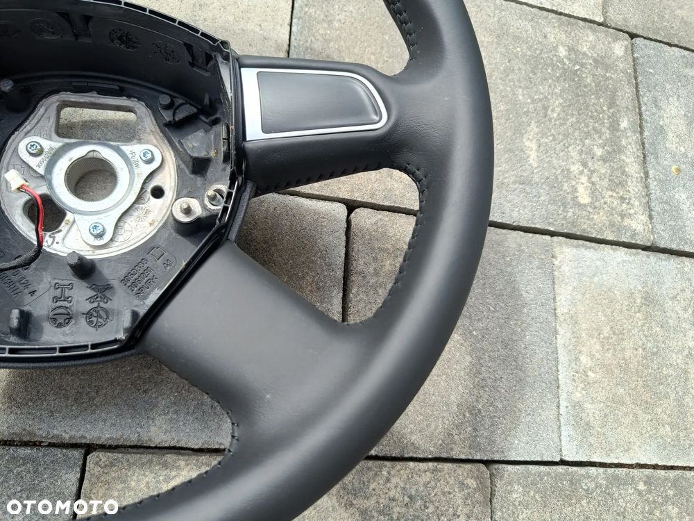 AUDI 8P0 8R0 A3 Q5 NOWA KIEROWNICA PODGRZEWANA CZARNA SKÓRZANA - 9