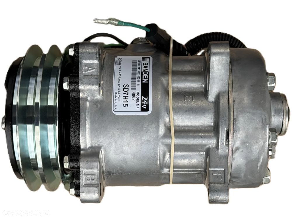SD7H15 4862 NOWY oryginalny kompresor klimatyzacji SANDEN - UNIWERSALNY 24V - 1