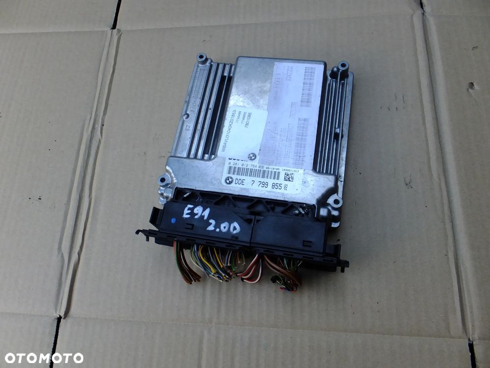 sterownik silnika bmw e90 e91 2,0 d 2007r 7799855 - 1