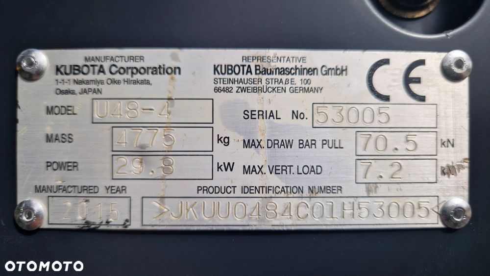 Kubota U 48 - 4 - 12