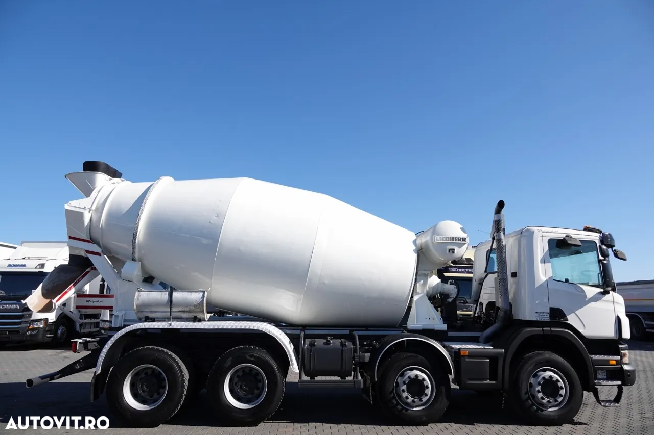 Scania P 360 / 8x4 / BETONATOR / PEAR / LIEBHERR / 9mc / MANUAL - 12