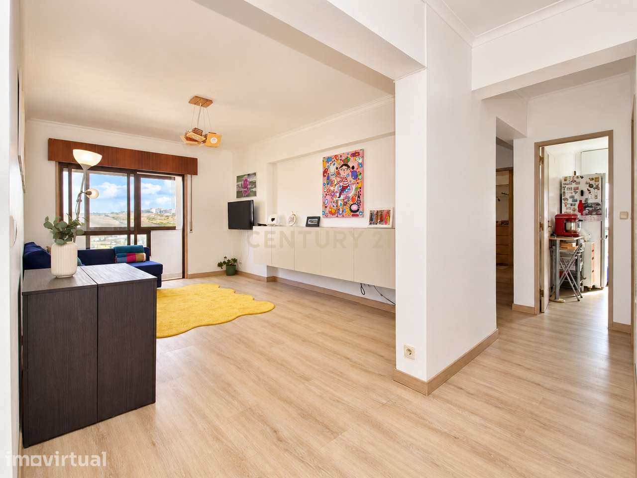 Apartamento T2 em São Marcos com Vista Panorâmica e Excelente Luminosi - Grande imagem: 3/20