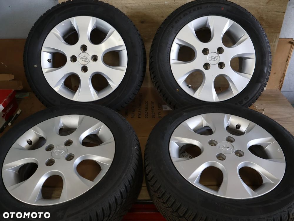 HYUNDAI I20 08-14R KOŁA ZIMOWE 15" 4X100 OPONY 2025R FELGI ALIMINIOWE ORYGINAŁ 185 60 15 JAK NOWE - 1