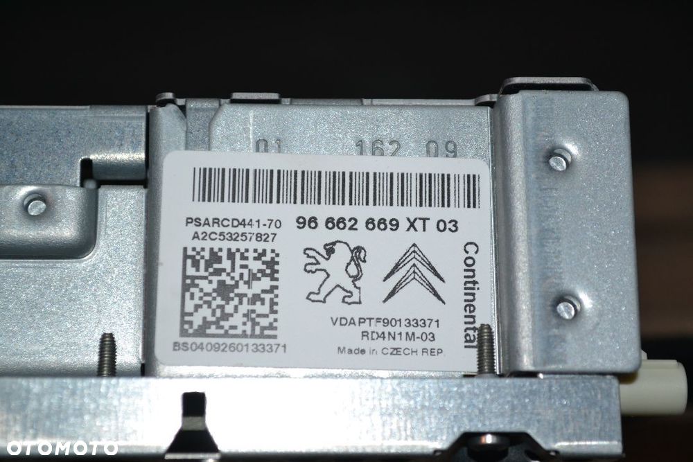 CITROEN PEUGEOT RADIO SAMOCHODOWE CD/MP3 96662669 XT 03 - 4