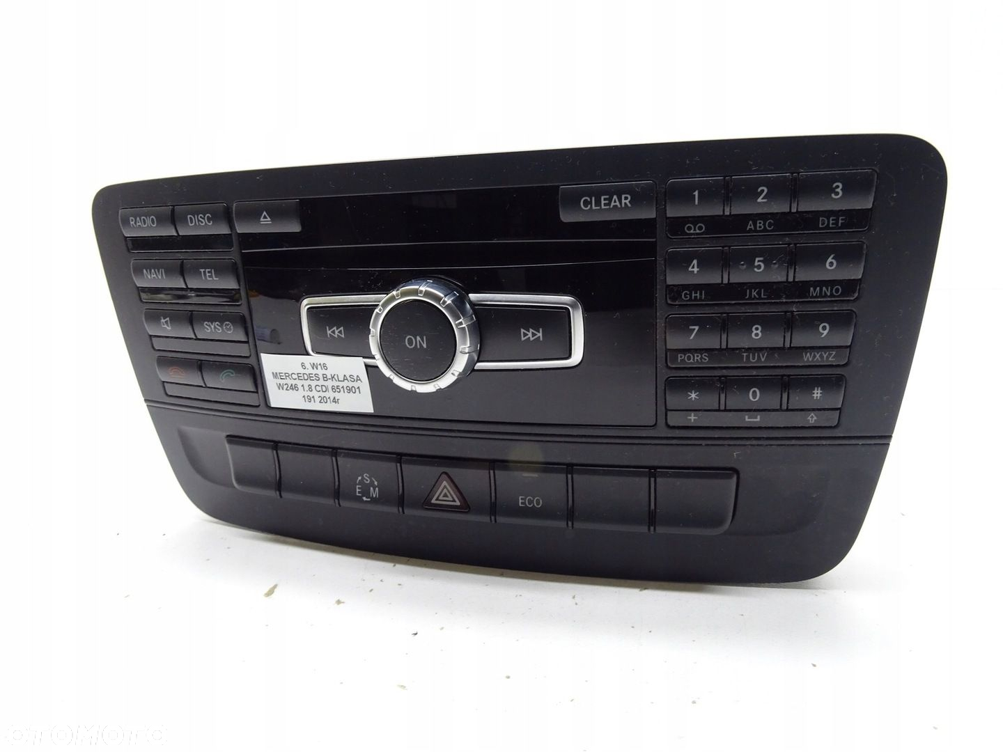 RADIO NAVIGACJA NAVI PANEL A2469009412 MERCEDES W246 B KLASA - 2