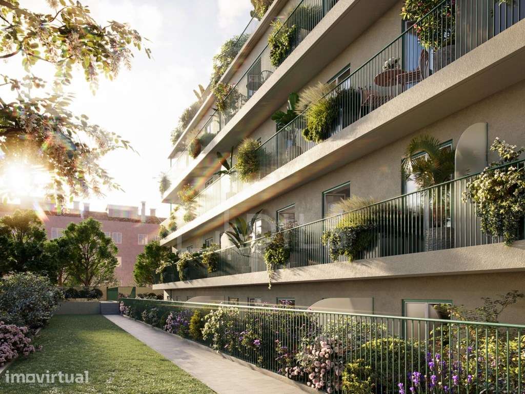 Apartamento T2, com varanda, em novo empreendimento, na Amadora - Grande imagem: 2/46