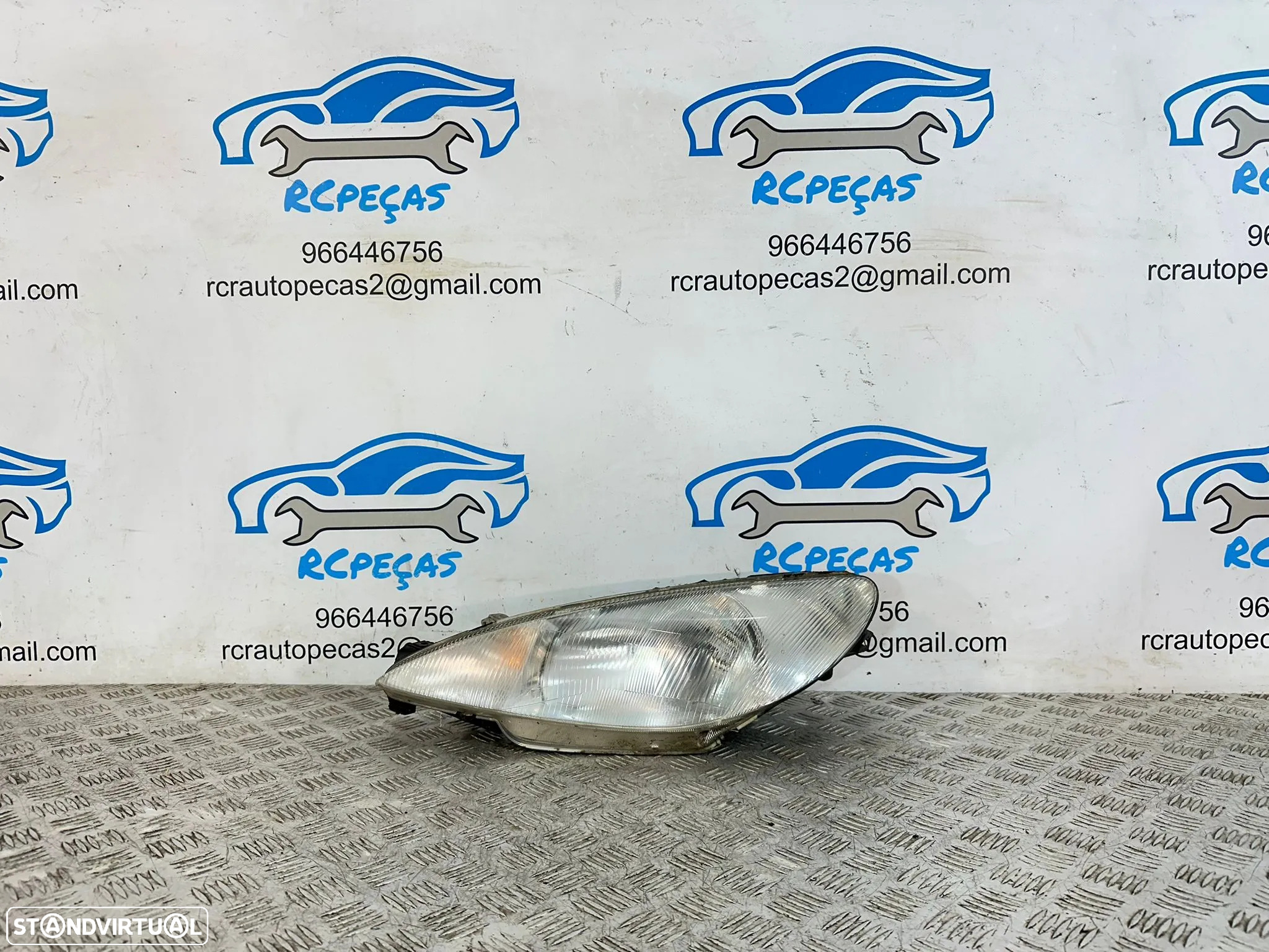 .Conjuntos Oticas Farois Frente Frontal Esquerda Direita Originais Peugeot 206 1999 - 2008 - 8