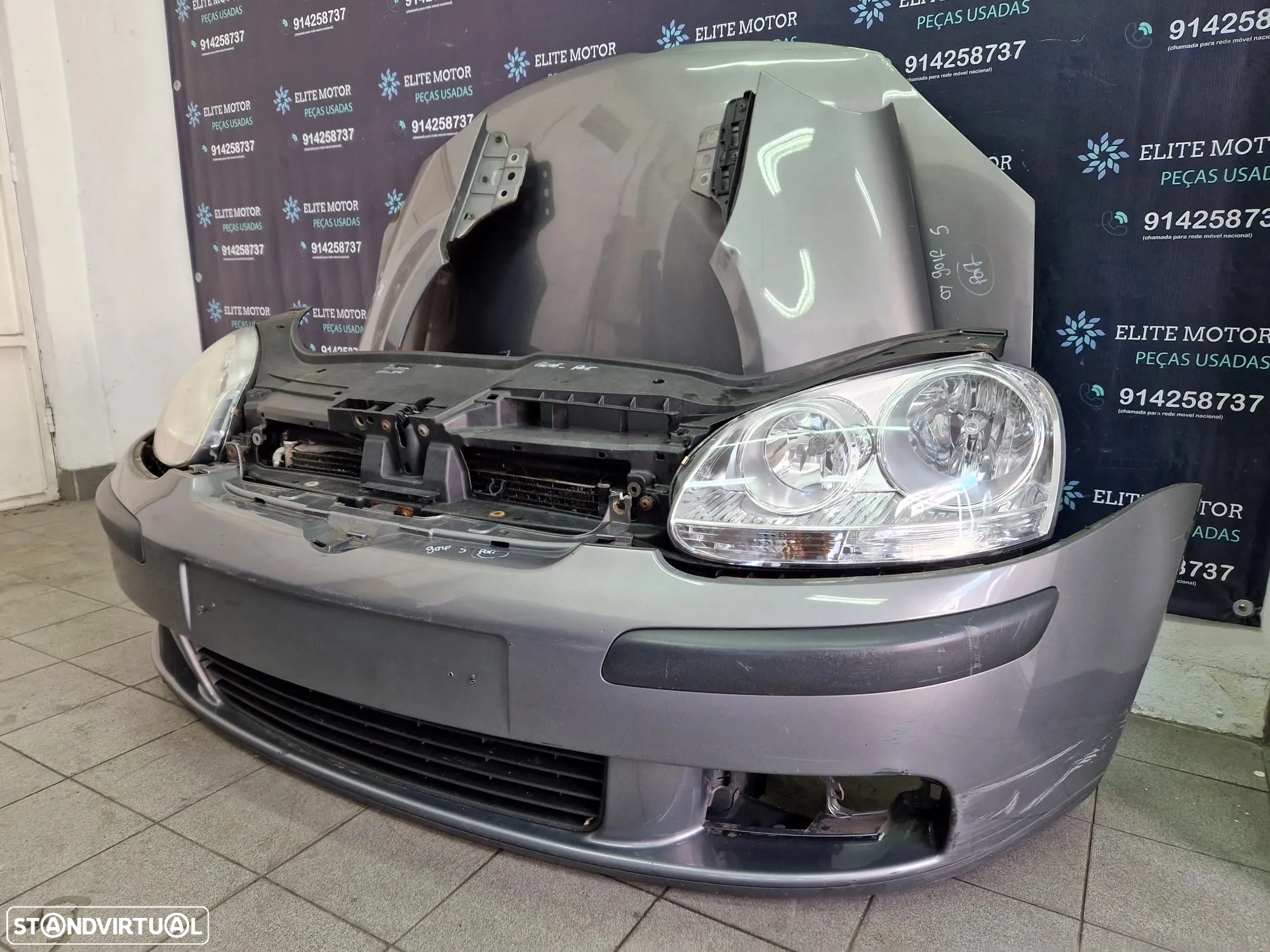 Frente completa usada VW GOLF V 5 1.9 TDI 105CV CAPOT PARACHOQUES OTICAS GUARDALAMAS VOLKSWAGEN - 2