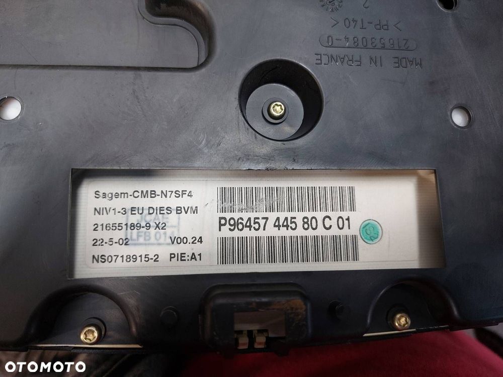 ZESTAW STARTOWY XSARA I LIFT 2.0 HDI 9646217180 - 9