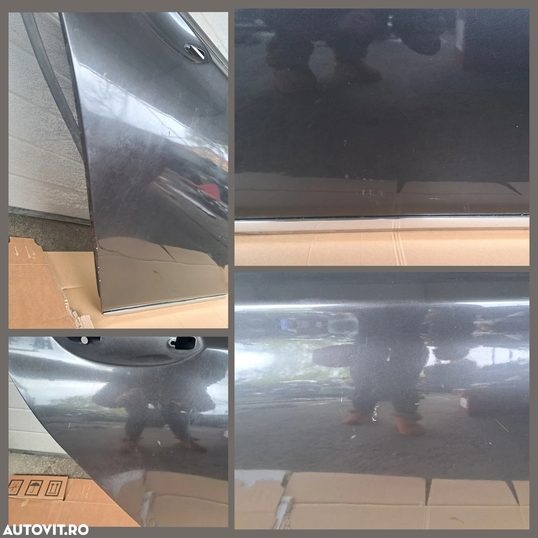 Usa dreapta spate gri sobolan ( gri inchis ) BMW G11 G11  LCI goala, reparata ( chituita si vopsita ) - 6