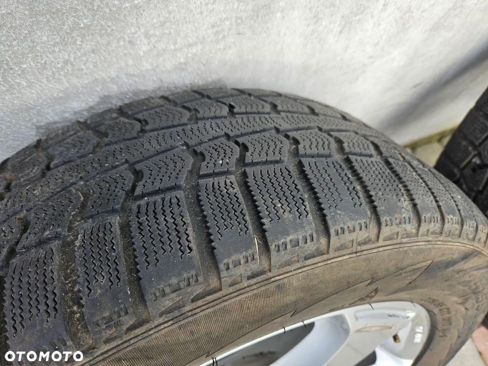 KOŁA FELGI ALUFELGI 17  6,5 J ET 39 1K8071497 OPONY ZIMOWE 225 55 17 VOLKSWAGEN SKODA KOMPLET FELGI Z OPONAMI - 8