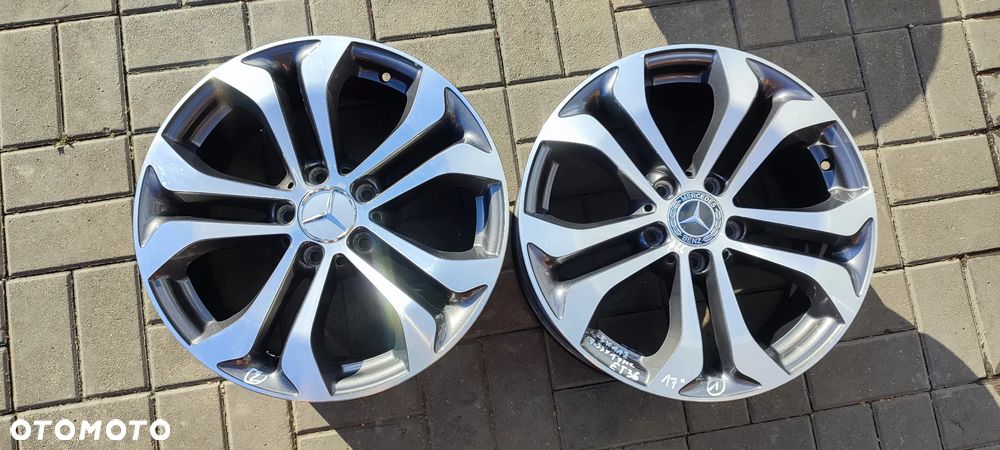 FELGI 5x112 7.5Jx17 CALI ET36 2534010600 MERCEDES C E CLA CLS KLASA VITO GLA GLC BLK KOMPLET 4 SZTUKI - 9