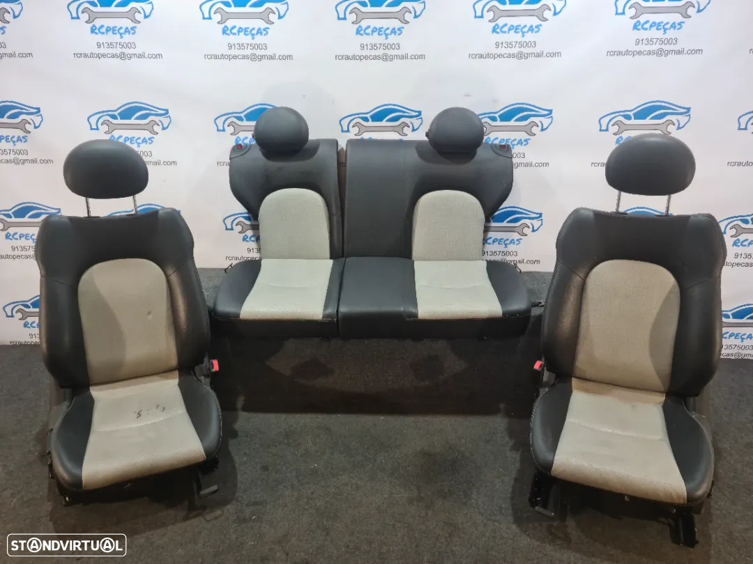 BANCO BANCOS PELE FRONTAL FRENTE TRASEIRO TRÁS AIRBAG MERCEDES BENZ CLASS C SPORT COUPE CL203 W203 - 9