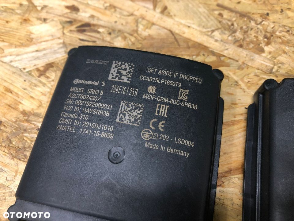 RENAULT CLIO V MEGANE IV LIFT SENSOR CZUJNIK MARTWEGO POLA PARKOWANIA 284R76125R - 3
